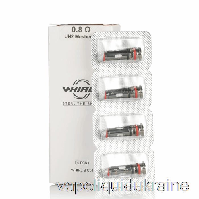 Vape Liquid Ukraine Uwell WHIRL S Replacement Coils [WHIRL S] 0.8ohm UN2 Mesh Coils